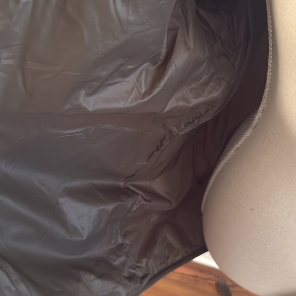 Sanctuary Arcadia Coat Button Faux Fur Fleece Sherpa Jacket Cream Green Medium - Picture 4 of 6